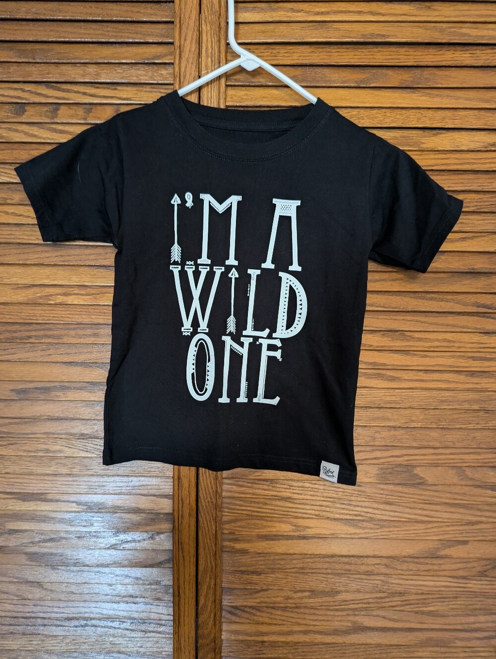 Slyfox Threads New T-shirt I'm A Wild One Toddler Size 5/6T